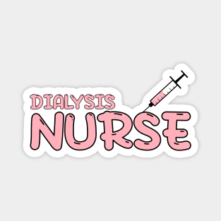 Dialysis Nurse Red Magnet