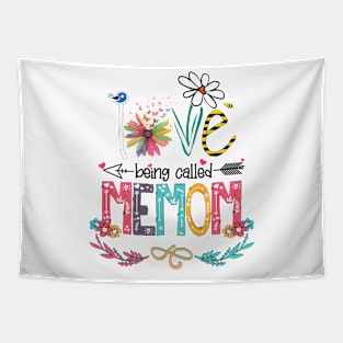 Love Being Called Memom Happy Mother's Day Tapestry