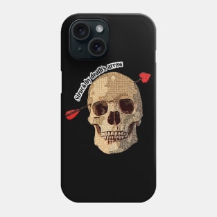 Struck by death's arrow Phone Case