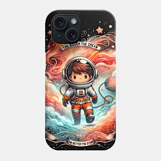 Cute Cosmic Adventure Boy in the Stars Phone Case