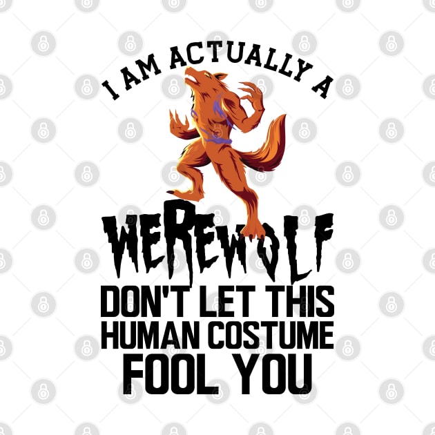 Werewolf - I'm actually a werewolf don't let this human custom fool you by KC Happy Shop