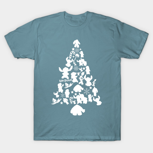 Disover Lilo and Stitch Christmas Tree Silhouette - Lilo And Stitch - T-Shirt