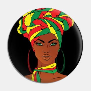 anime black girl colorful 3 Pin