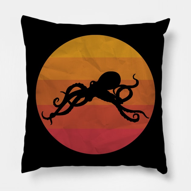 Vintage Giant Octopus Pillow by ChadPill