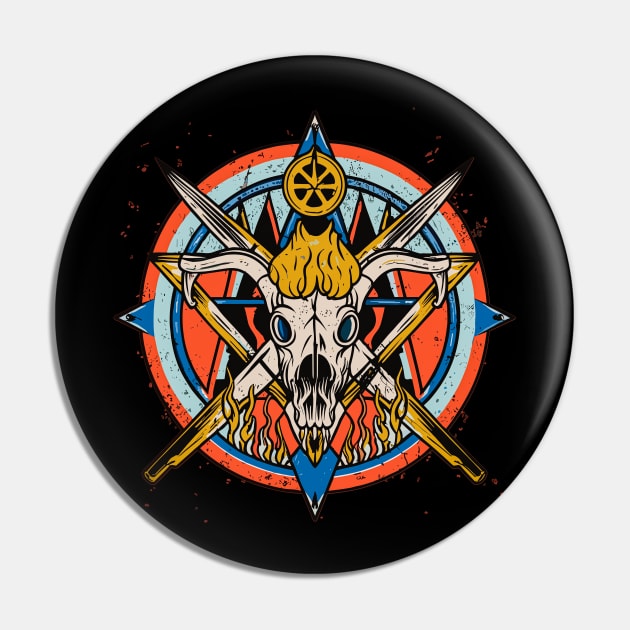 Occult Alloys: Stannic Enigma Pin by Lucifer