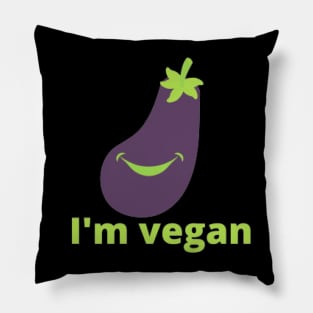 I'm vegan Pillow