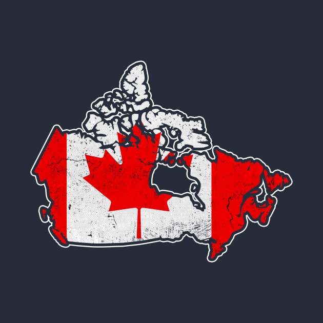 Canada Flag / Map by EddieBalevo