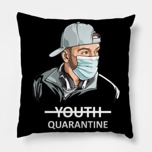 Youth Quarantine T-Shirt Pillow