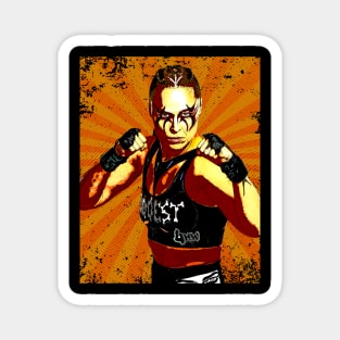 Woman Fighter // Retro Comics Style Magnet