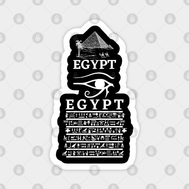 Afrinubi - Egyptian Land (Land of the Gods) Magnet by Afrinubi™