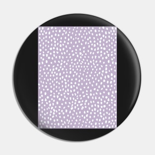 Lavender Dalmatian Print Pin