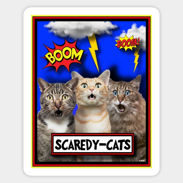 Scaredy cats | Greeting Card