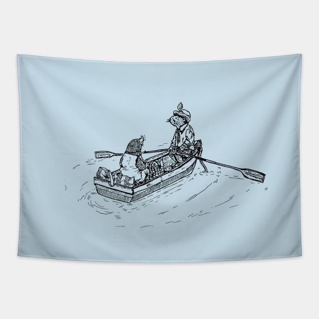 The Wind in the Willows Tapestry by JennyGreneIllustration