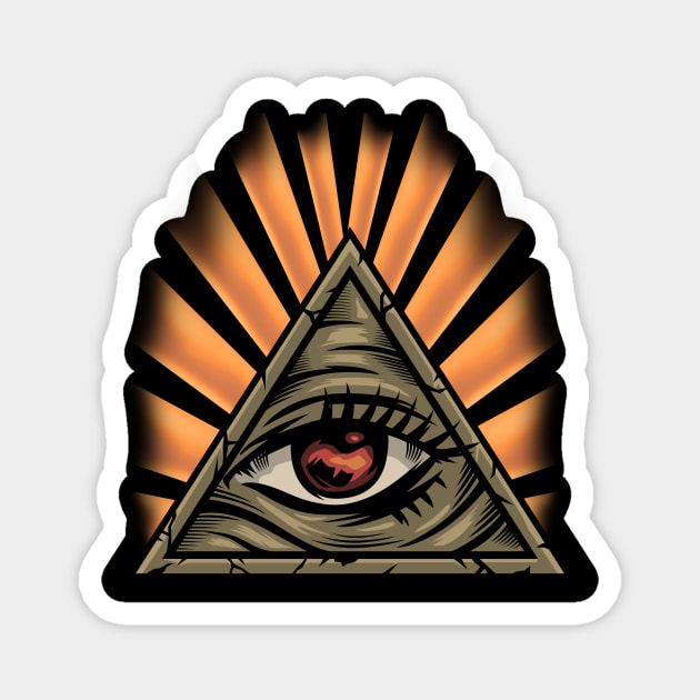 EYE OF HORUS Magnet by Tee Trends