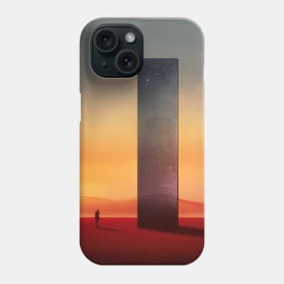 Dreamy Desert abstract lonely landscape Phone Case