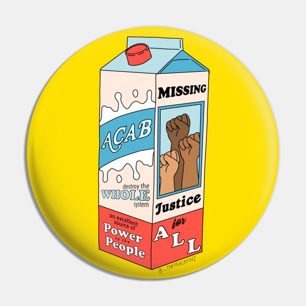 A Serving Of Justice - The Peach Fuzz Pin by ThePeachFuzz