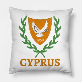 Cypriot Coat of Arms Pillow