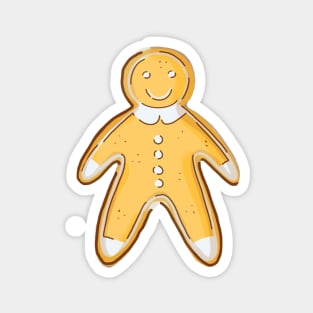 gingerbread man Magnet