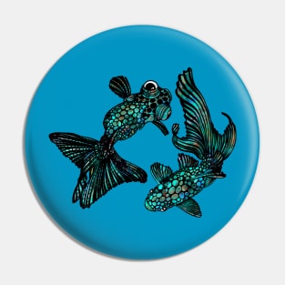 Two Koi Fish Pin