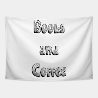 books and coffee Tapestry