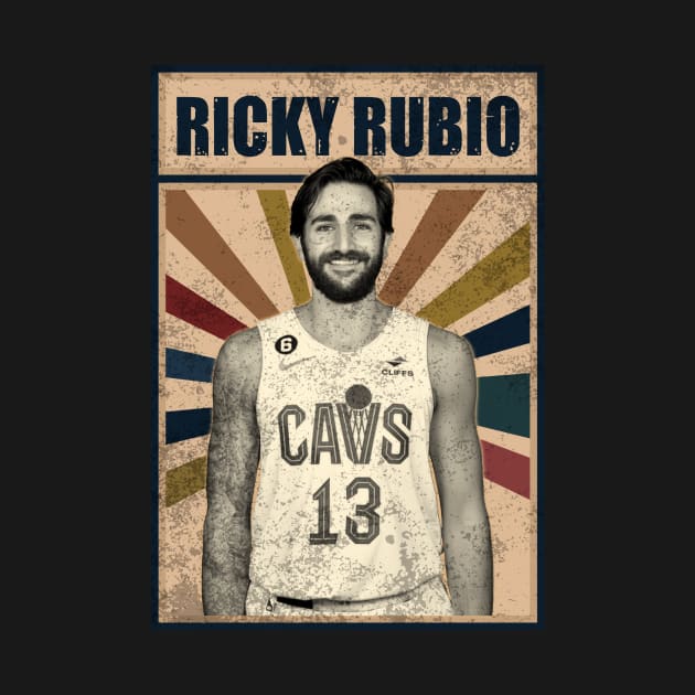 Cleveland Cavaliers Ricky Rubio by RobinaultCoils