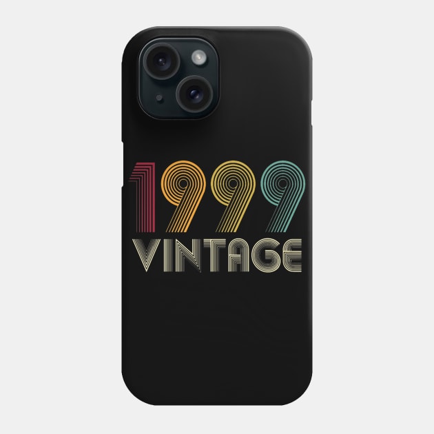 Vintage 1999 20th Birthday Gifts 20 Years Old Phone Case by AKSA shop