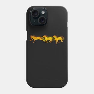 Fiery Horses Phone Case