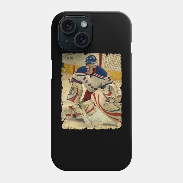 Alex Auld, 2009 in New York Rangers (3 GP) Phone Case by Momogi Project