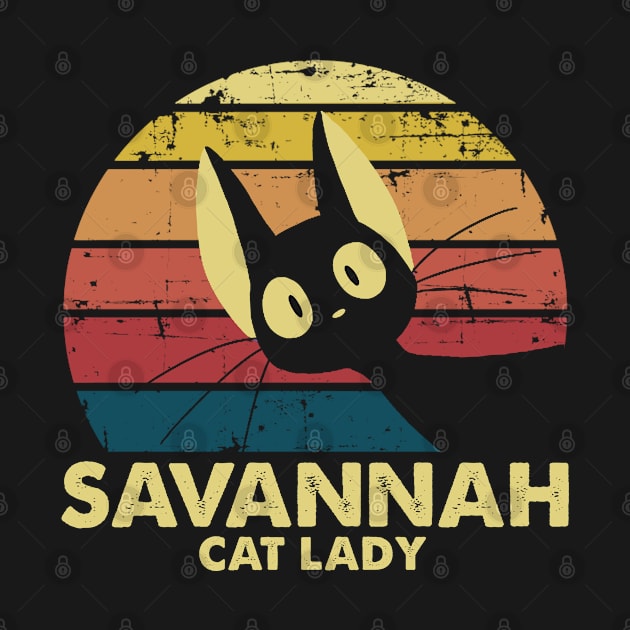 Savannah cat mom. Perfect present for mom mother dad father friend him or her by SerenityByAlex