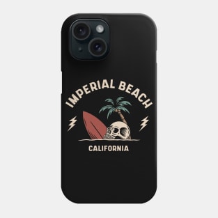 Vintage Surfing Imperial Beach, California Phone Case