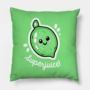 Lime Superjuice Kawaii Lime Bartender Retro Pillow