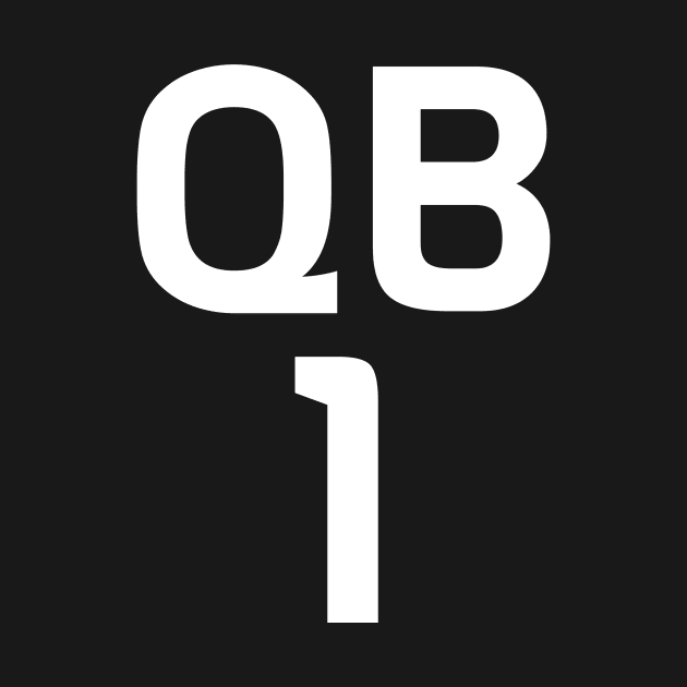 QB 1 Football Quarterback by Red Roof Designs