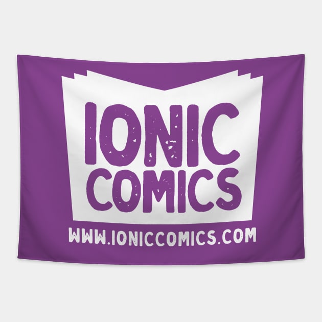 Ionic Comics Logo Tapestry by AnnieErskine