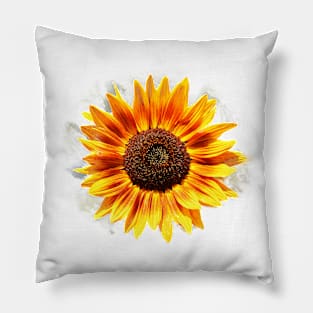 Dramatic Sunflower Pillow