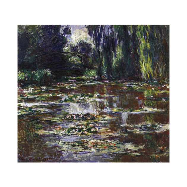 Waterlilies by Claude Monet by MasterpieceCafe