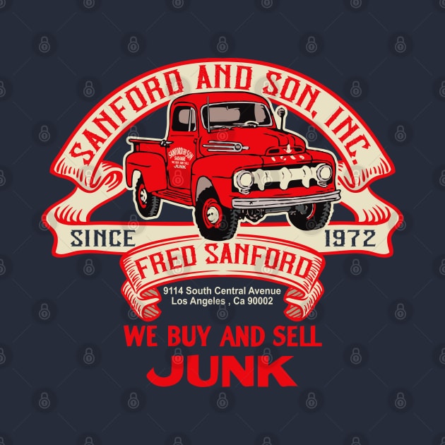 Sanford & Son Truck Ribbon by Alema Art