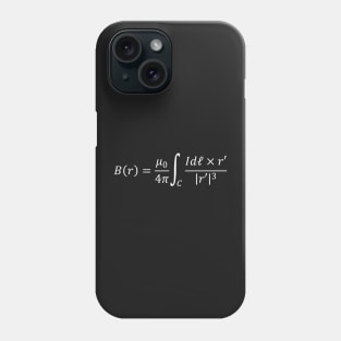 Biot Savart Equation - Useful Formula For Calculating The Magnetic Field Phone Case