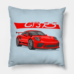 car gt3 rs 911 red edition Pillow