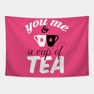 You- me and a cup of tea Tapestry