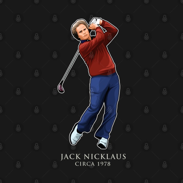 Jack Nicklaus Circa 1978 by RunAndGow