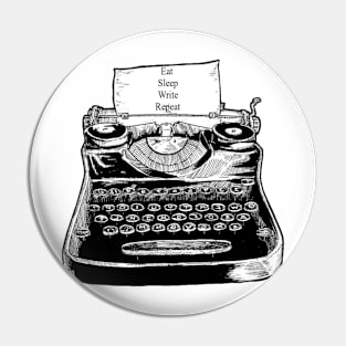 Eat, Sleep, Write, Repeat Pin