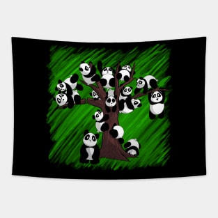 Tree of Pandas Tapestry