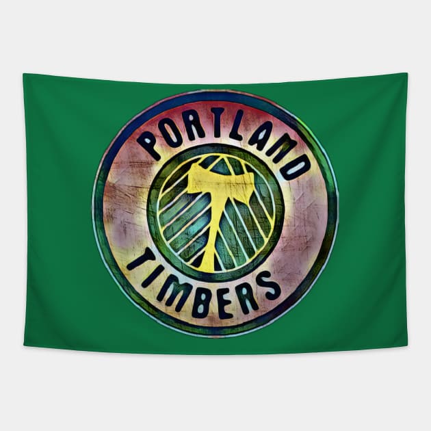 Portland Timbers Soccer Tapestry by Kitta’s Shop