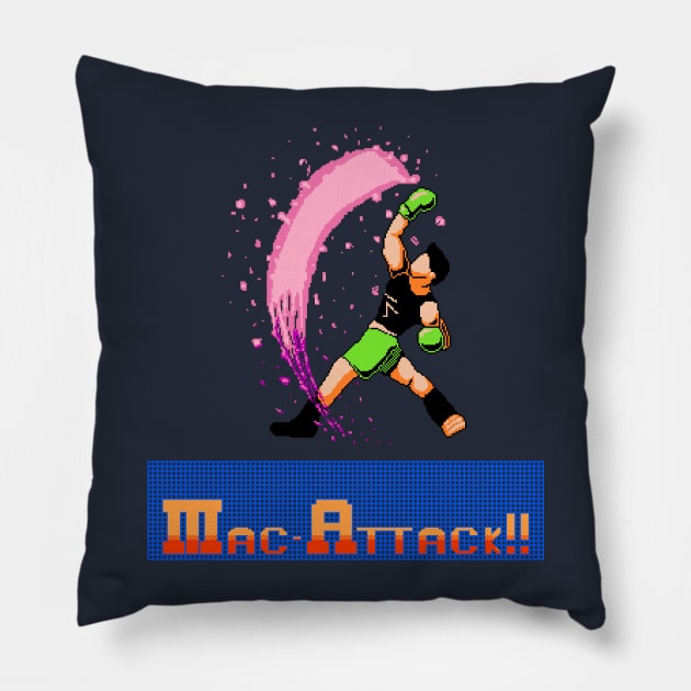 Mac-Attack (simple) Pillow by SpennyEcks