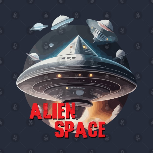 Alien Scary Space by AqlShop