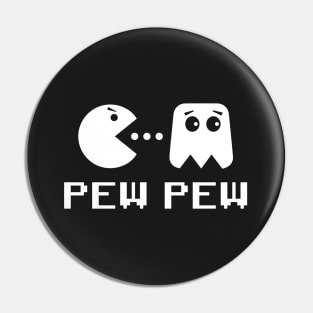 Pew Pew Vintage Video Game Nostalgia Pin