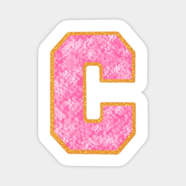 Preppy Pink C Magnet by Smilla