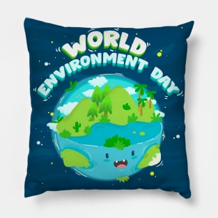 World Enviromental Day Pillow