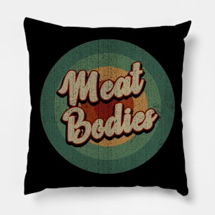 Circle Retro Vintage Meat Bodies Pillow