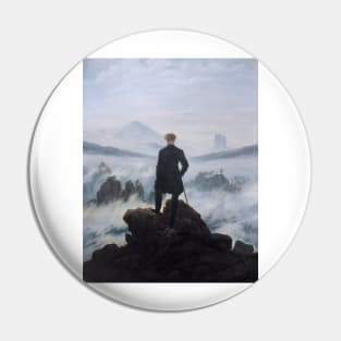 Wanderer above the Sea of Fog - Caspar David Friedrich Pin